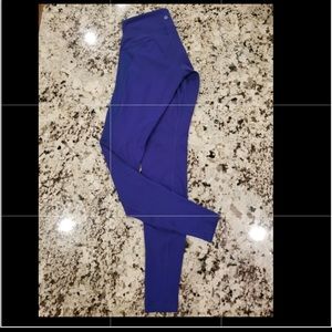 Blue Lululemon leggings size 4